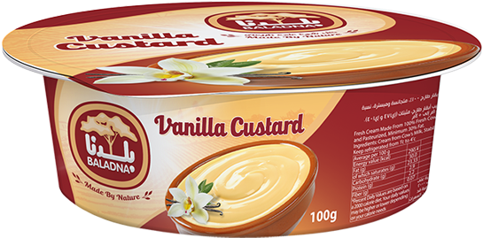 Vanilla Custard Pack Baladna PNG Image