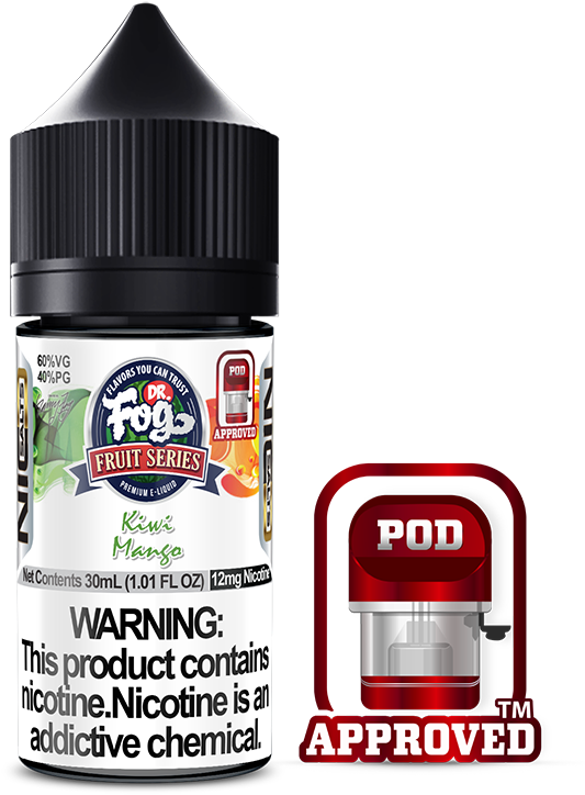 Vape Juice Kiwi Mango Flavor PNG Image