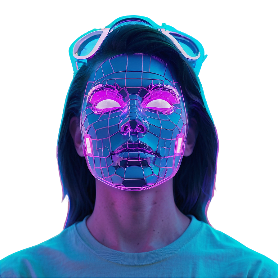 Vaporwave Digital Artwork Png 06112024 PNG Image