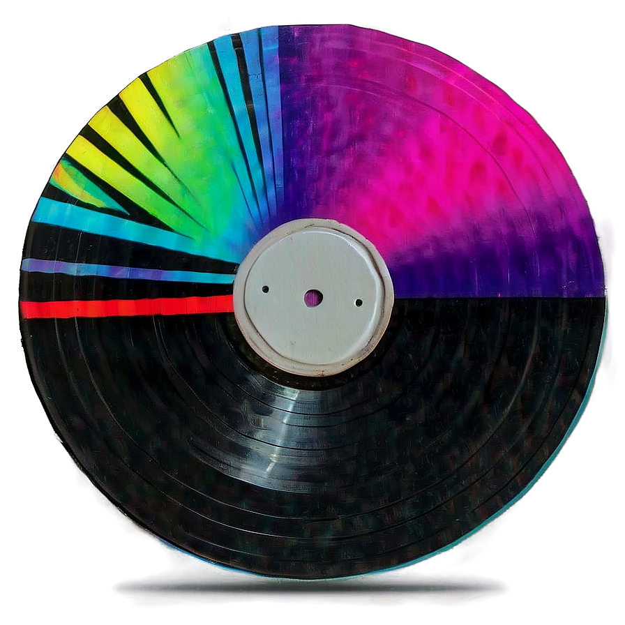 Vaporwave Vinyl Record Png Xwh8 PNG Image