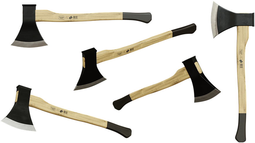 Varietyof Axes Collection PNG Image