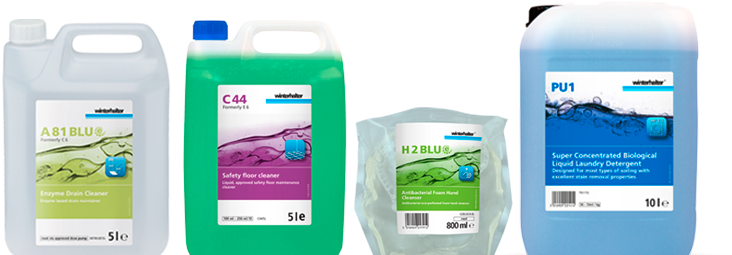 Varietyof Cleaning Products Lineup PNG Image