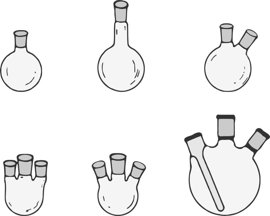 Varietyof Flasks Illustration PNG Image