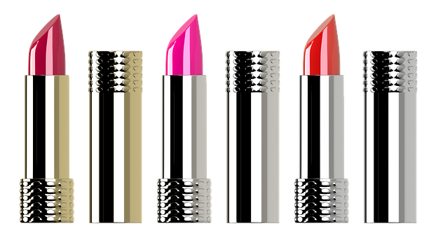 Varietyof Lipstickson Black Background PNG Image