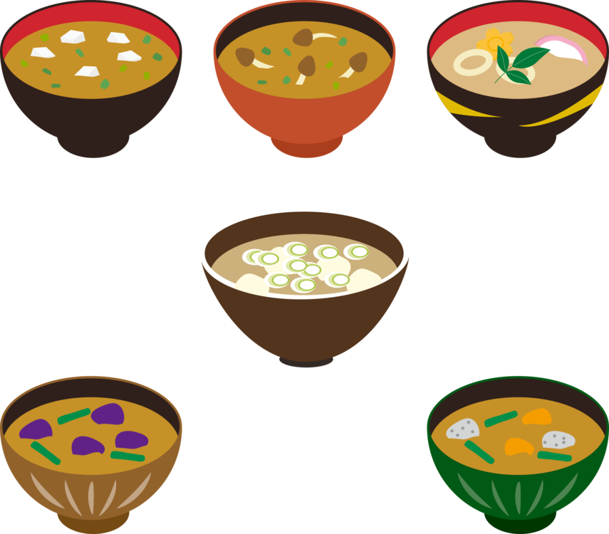 Varietyof Soups Illustration PNG Image