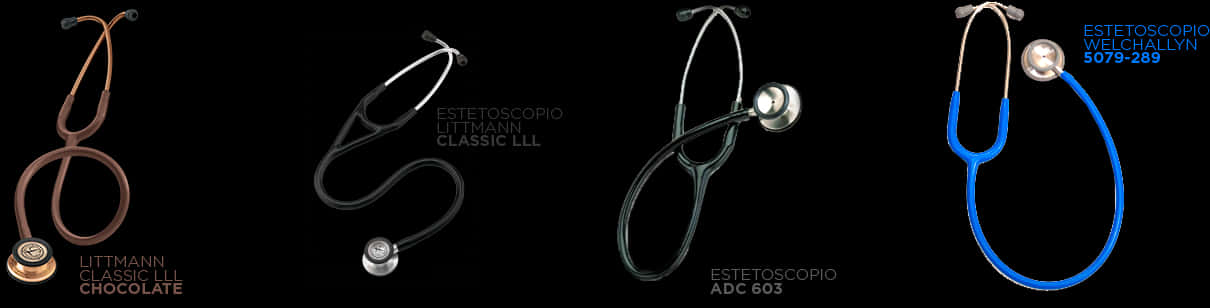 Varietyof Stethoscopes PNG Image