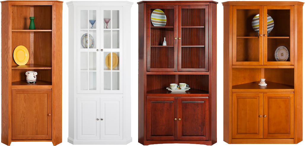 Varietyof Wooden Cupboards PNG Image