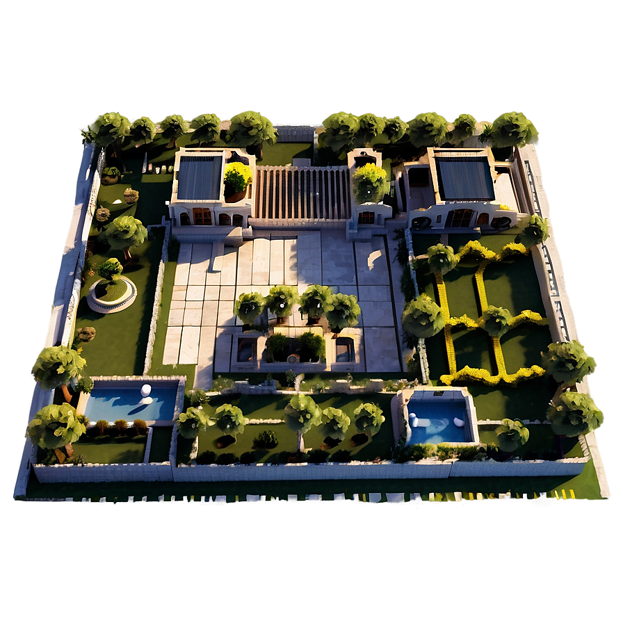 Vast Mansion Grounds Png Dee PNG Image