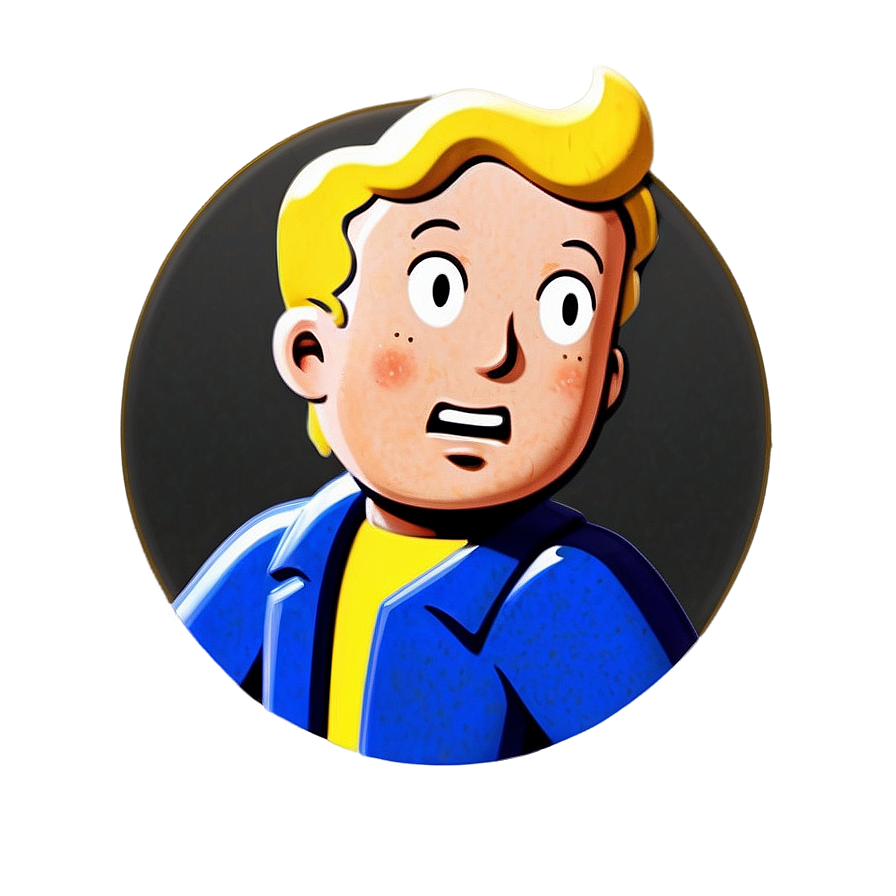 Vault Boy Game Emblem Png Uqc PNG Image