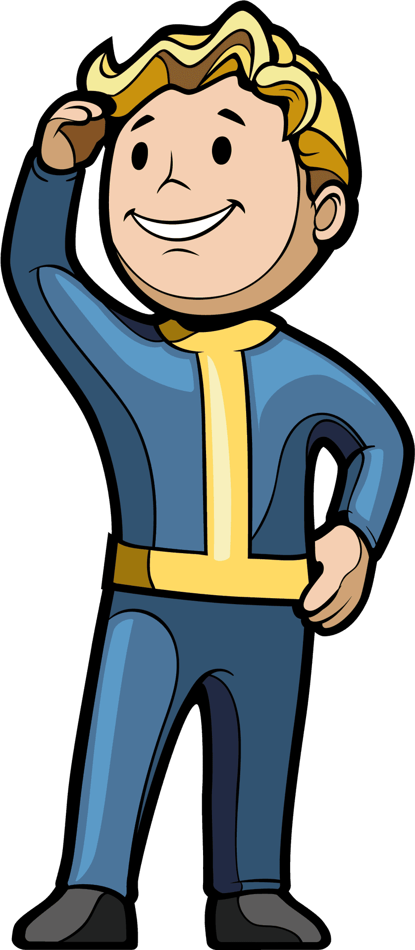 Vault Boy Illustration PNG Image