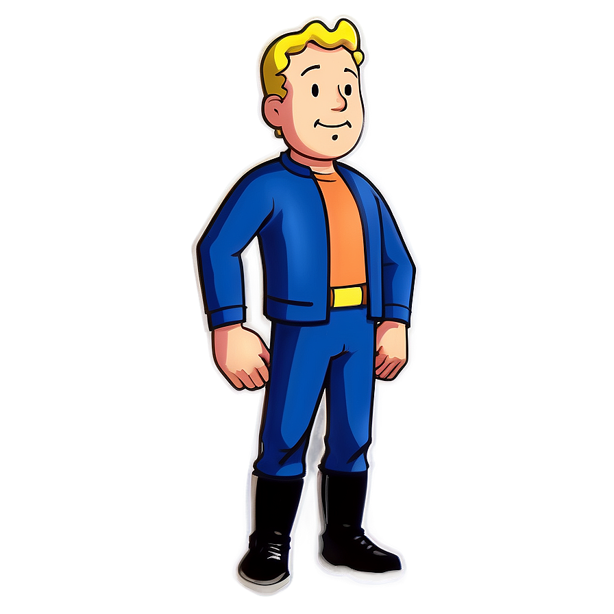 Vault Boy Unique Design Png Lgo33 PNG Image