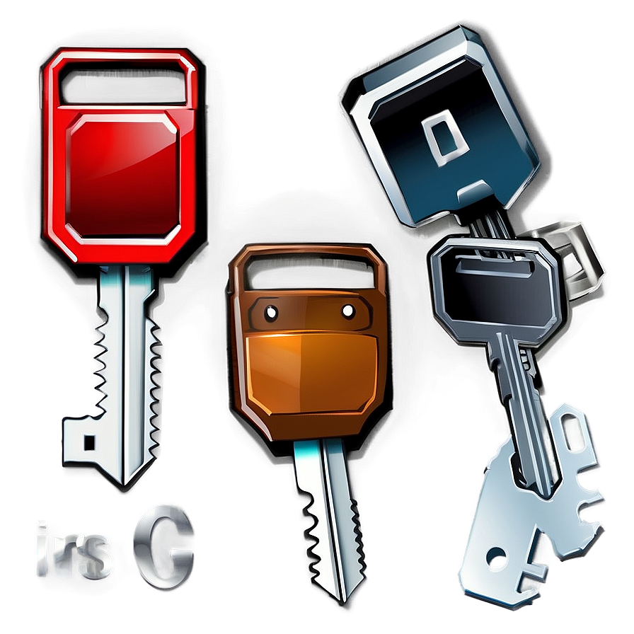 Vector Keys Png Kor PNG Image