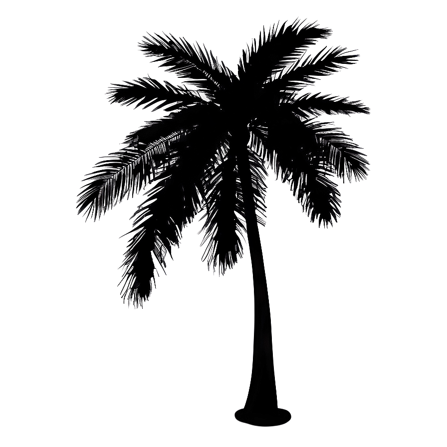 Vector Palm Tree Silhouette Png 65 PNG Image