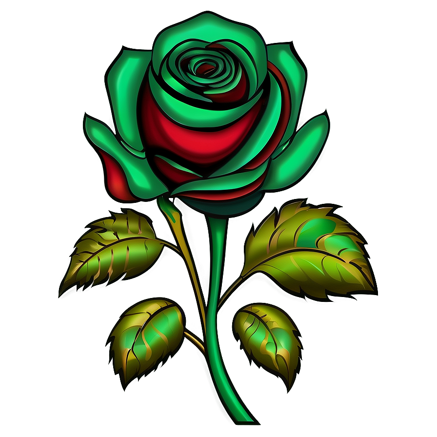 Vector Rose For Embroidery Png Mgv PNG Image