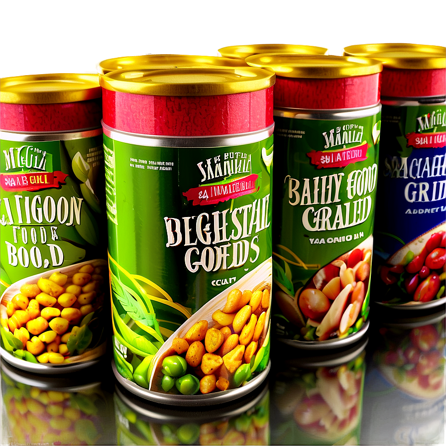 Vegan Canned Goods Png 06132024 PNG Image