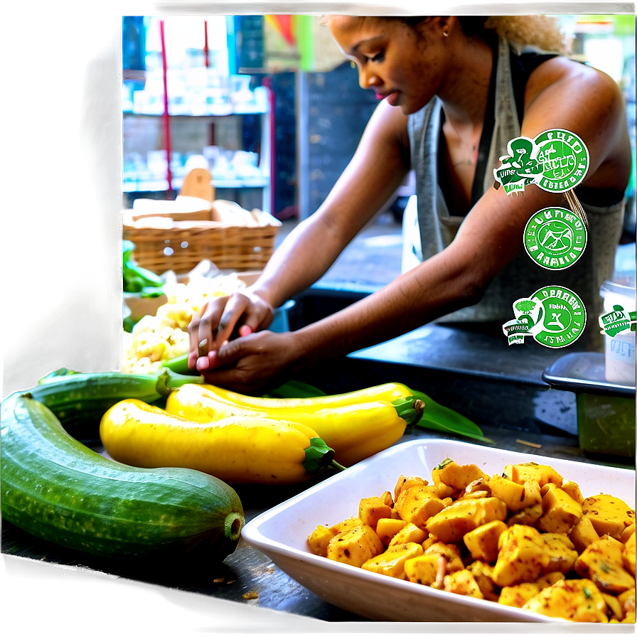 Vegan Food Market Png Fdb PNG Image