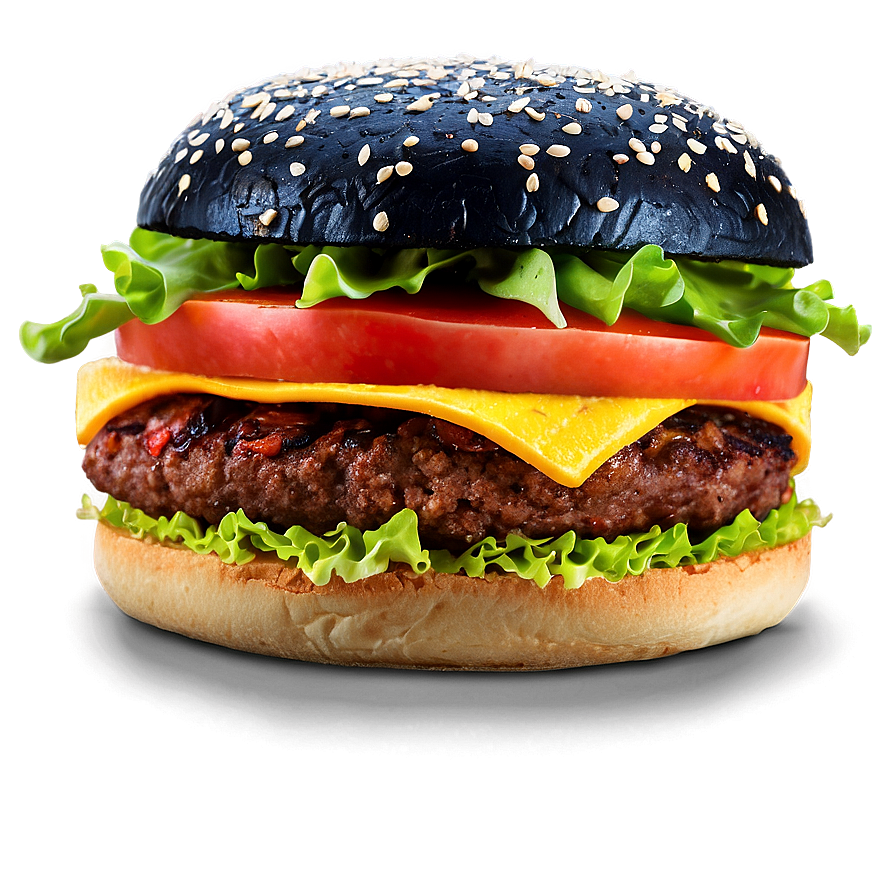 Vegan Hamburger Delight Png Uug PNG Image