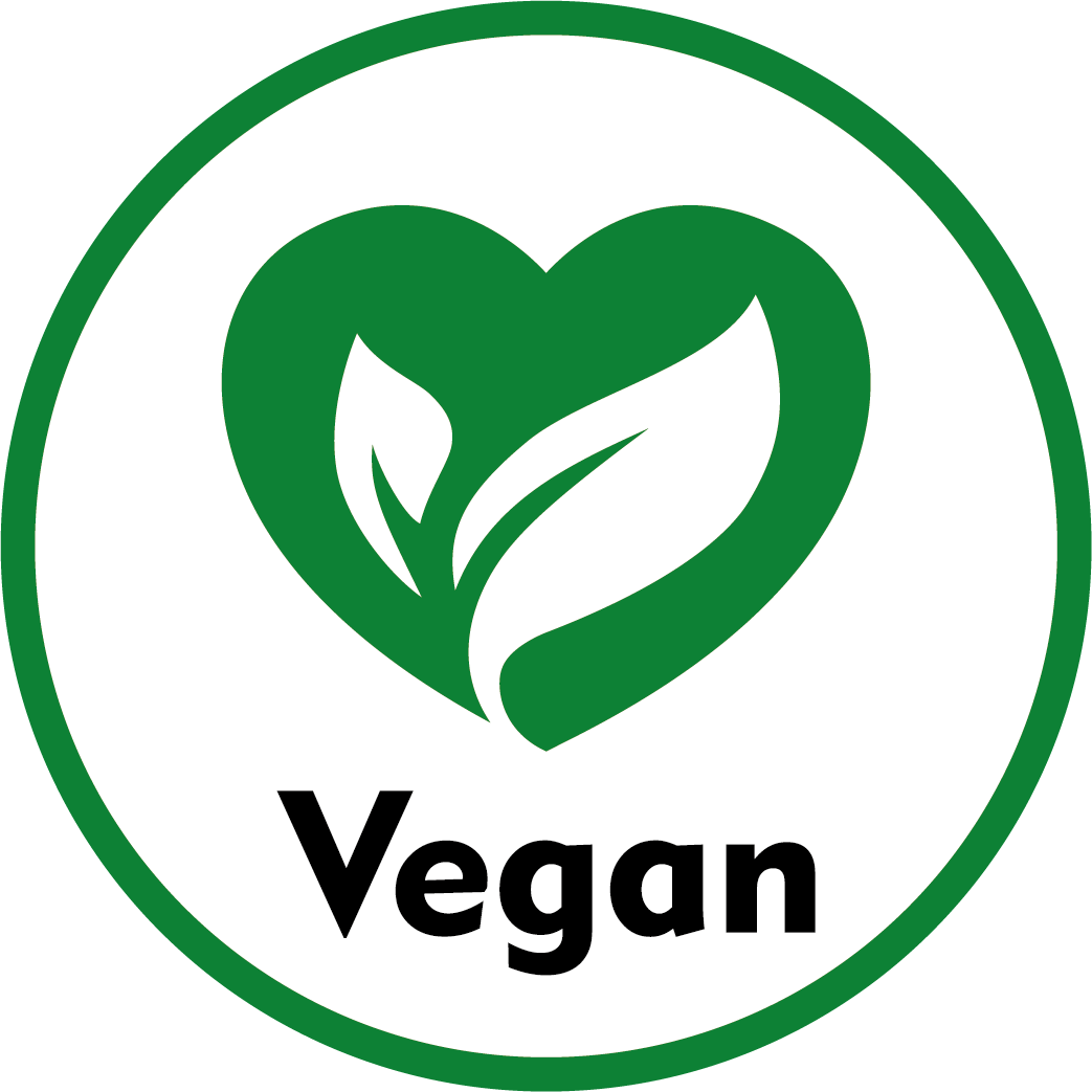 Vegan Heart Leaf Logo PNG Image