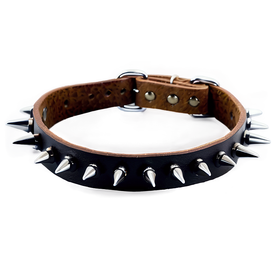 Vegan Leather Spiked Choker Png Skb PNG Image