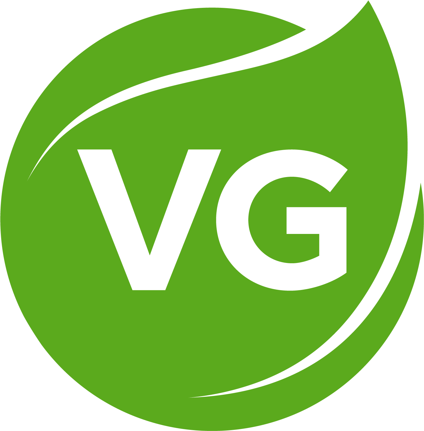 Vegan Logo Green Background PNG Image