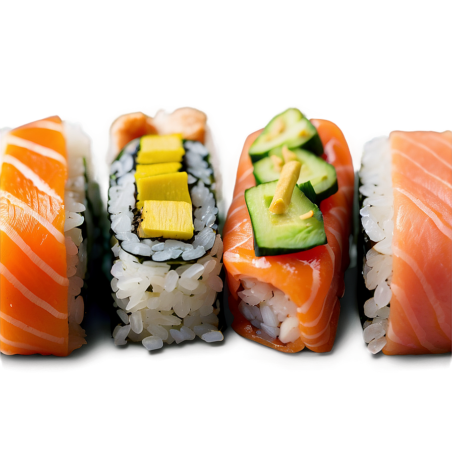 Vegan Sushi Options Png Vey PNG Image