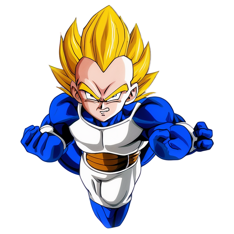 Vegeta Royal Blue Png Wtp PNG Image