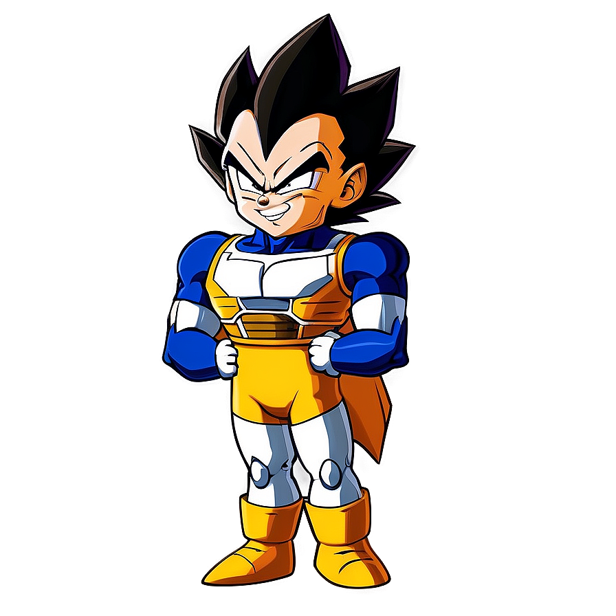 Vegeta Smirk Png Cmx30 PNG Image