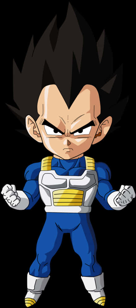 Vegeta Standing Pose D B Z PNG Image