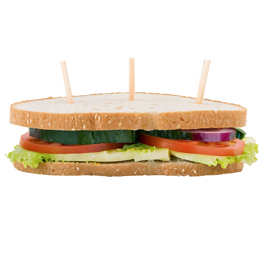 Veggie Delight Sandwich Png 90 PNG Image