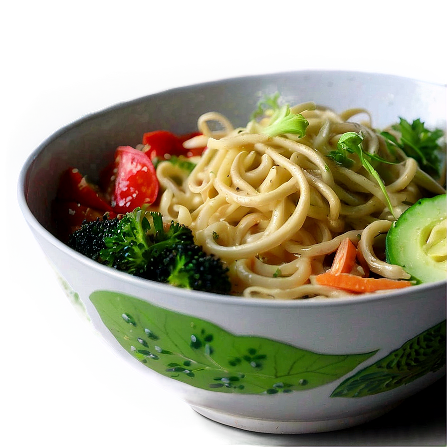 Veggie Noodles Bowl Png 05242024 PNG Image