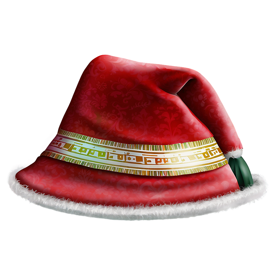 Velvet Christmas Hat Png 4 PNG Image