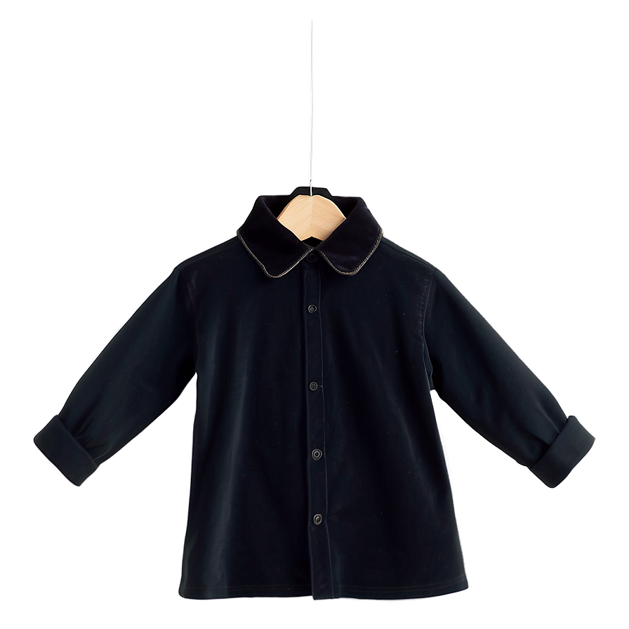 Velvet Collar Shirt Png She PNG Image