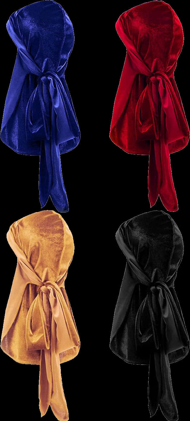 Velvet Durags Collection PNG Image