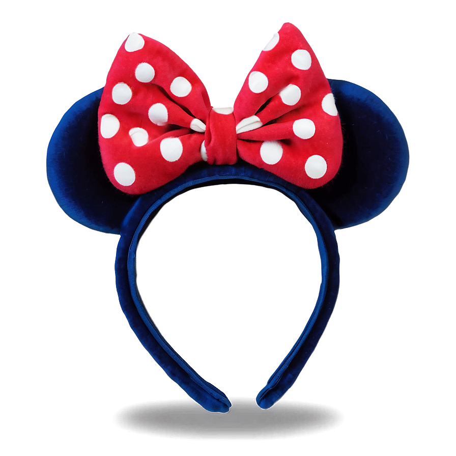 Velvet Minnie Mouse Ears Png Acq PNG Image