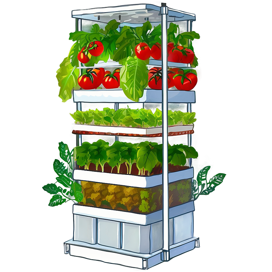 Vertical Farm Vegetables Png Xat PNG Image