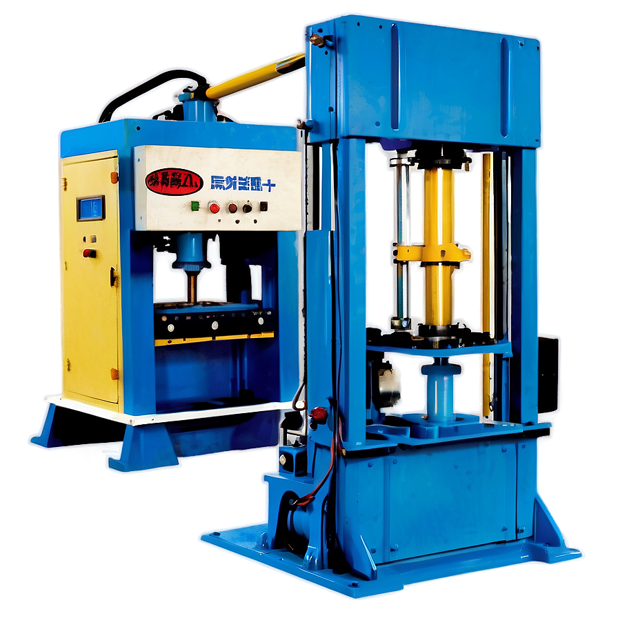 Vertical Hydraulic Press Machine Png 06242024 PNG Image