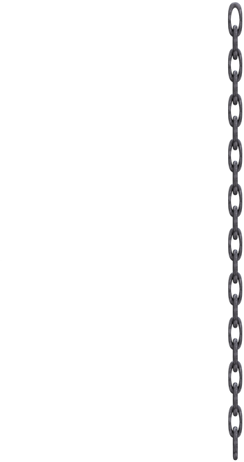 Vertical Metal Chainon Blue Background PNG Image