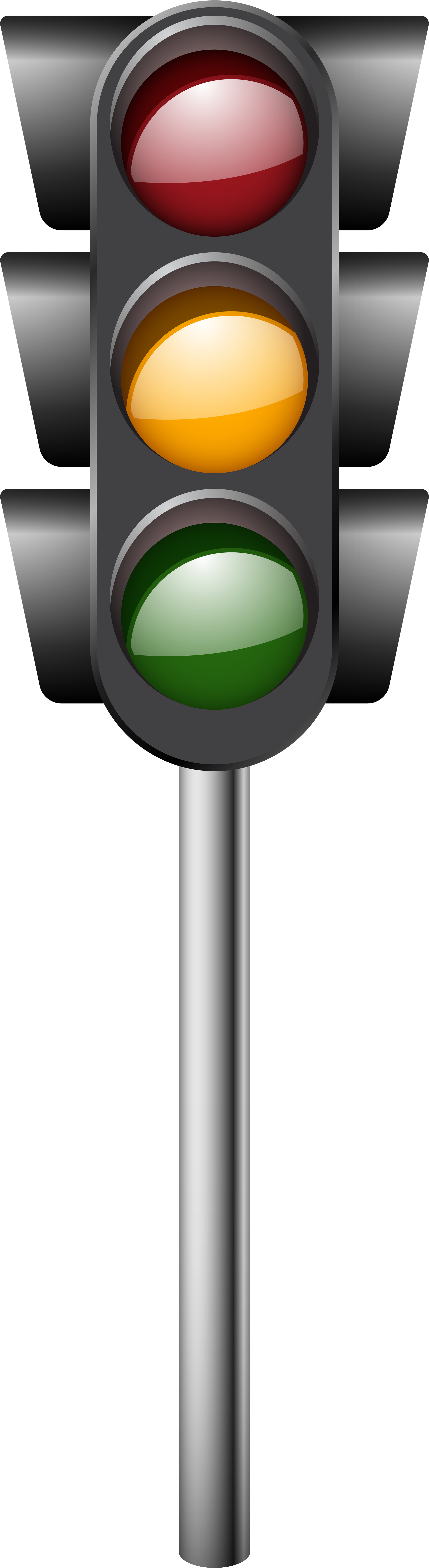 Vertical Traffic Light Illustration.png PNG Image