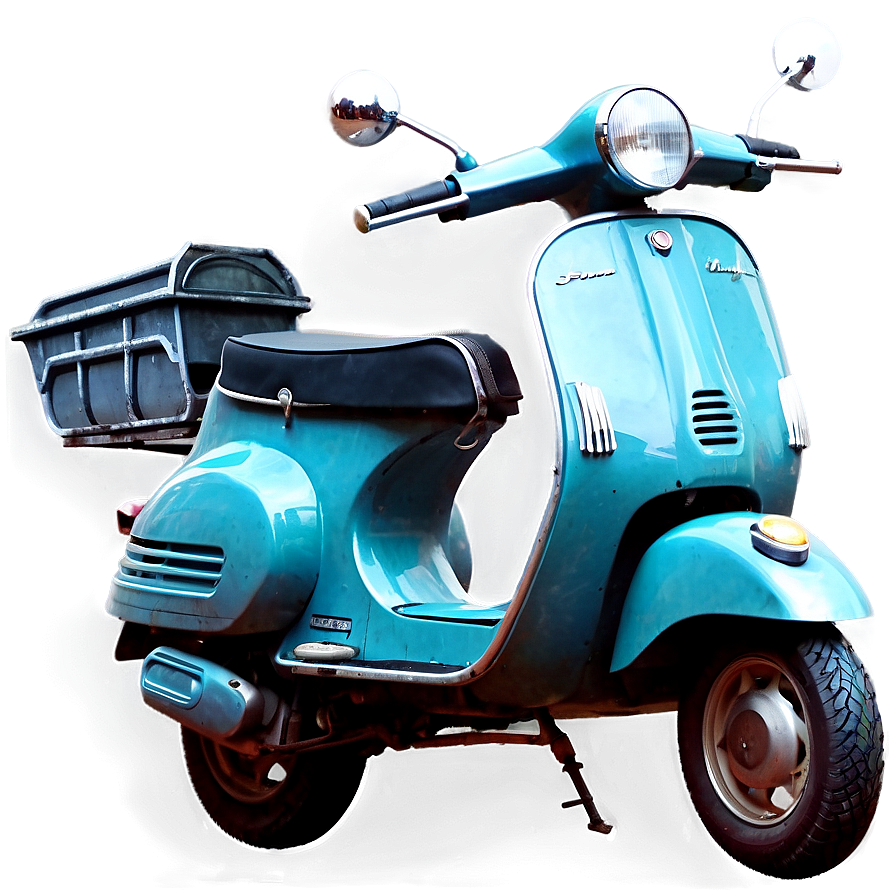 Vespa In Night City Png Dcs PNG Image