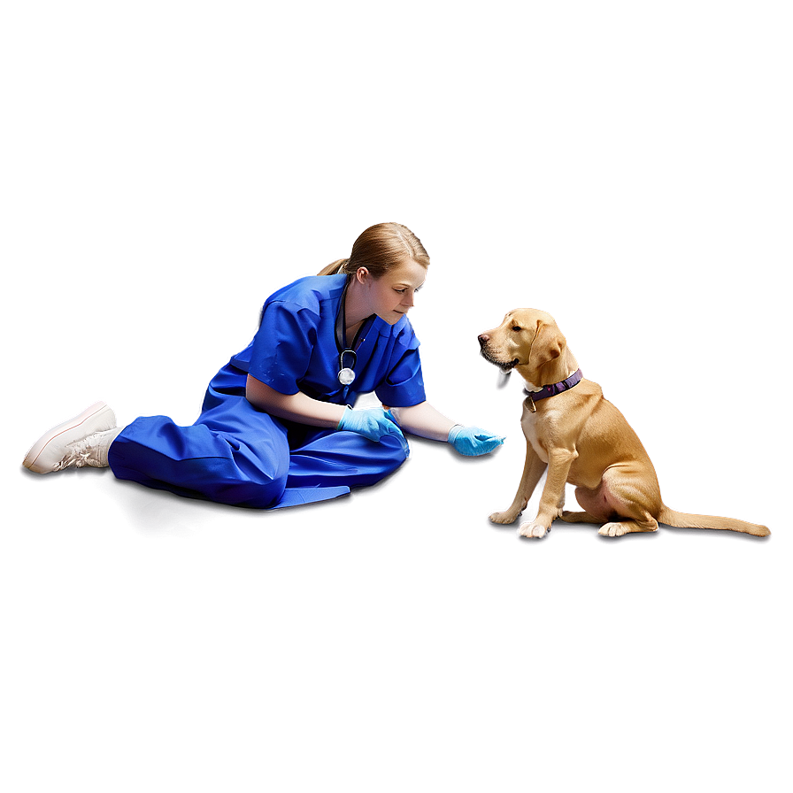 Vet With Pet Png Tvp8 PNG Image