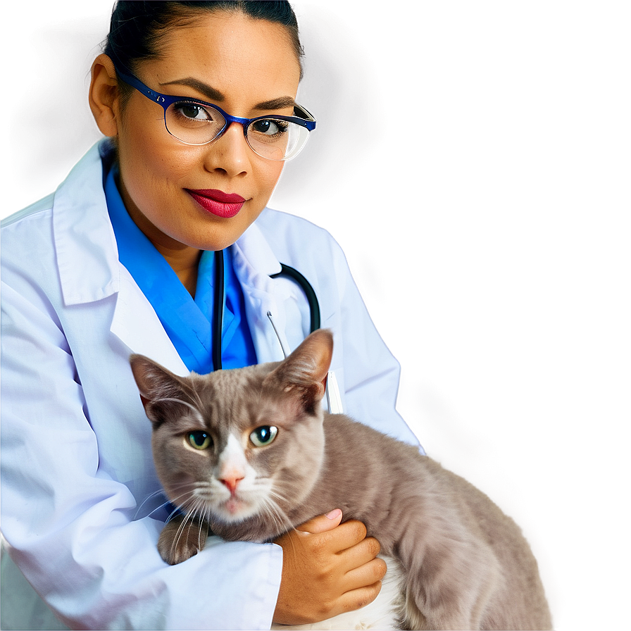 Vet With Stethoscope Png 06282024 PNG Image