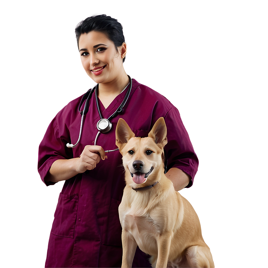 Vet With Stethoscope Png 26 PNG Image