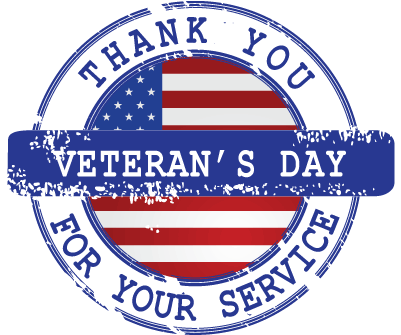 Veterans Day Appreciation Seal PNG Image