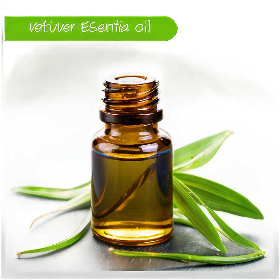 Vetiver Essential Oil Png 06292024 PNG Image