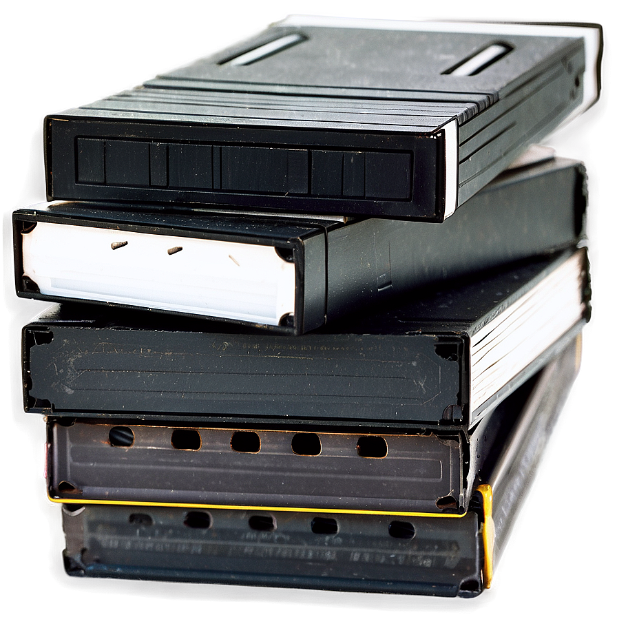 Vhs Tape Stack Png Kfq PNG Image