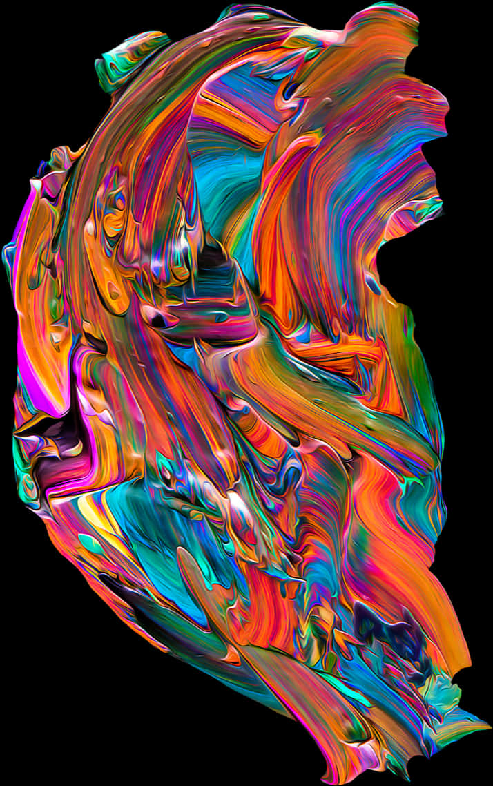 Vibrant_ Abstract_ Artwork PNG Image