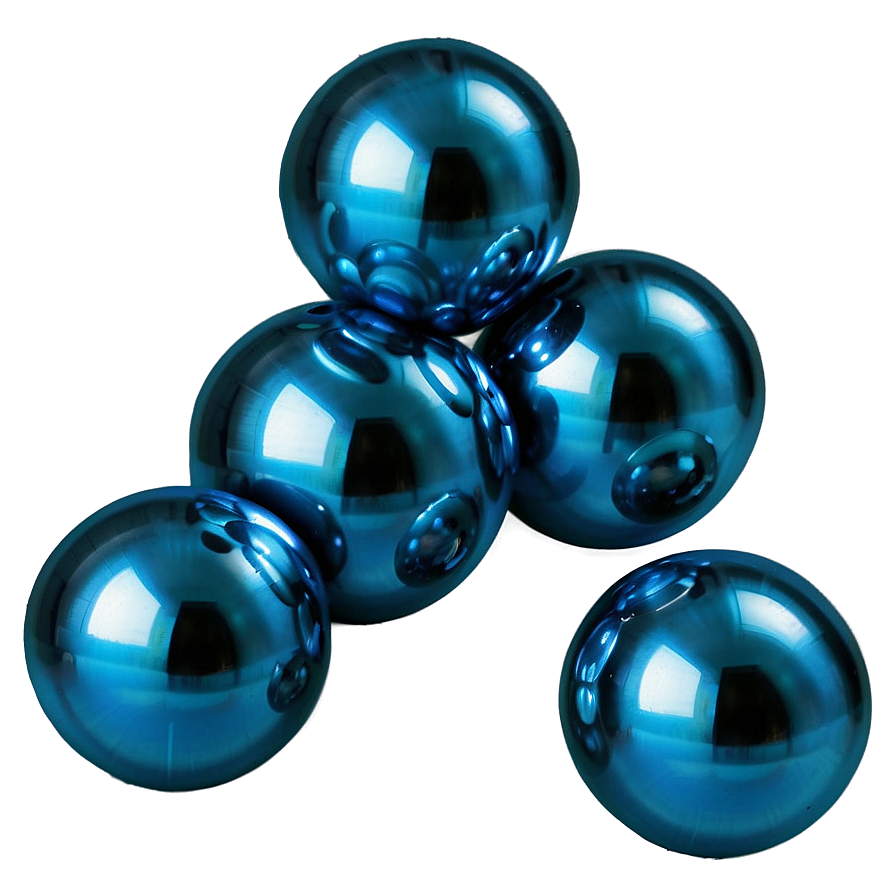 Vibrant Blue Ball Png Eaj PNG Image