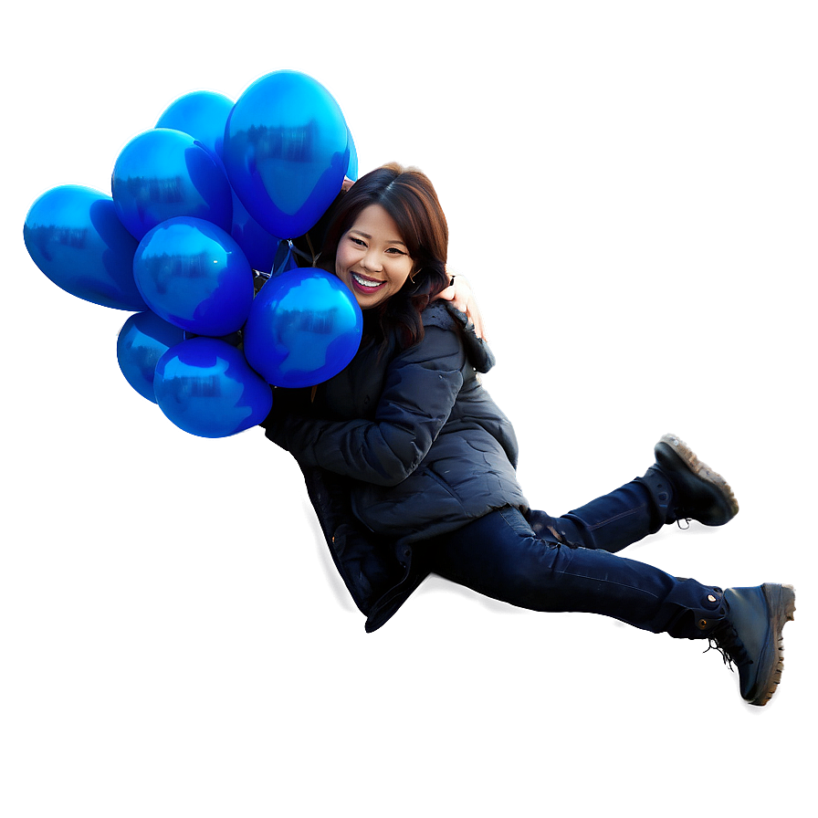 Vibrant Blue Balloons Png Uph99 PNG Image