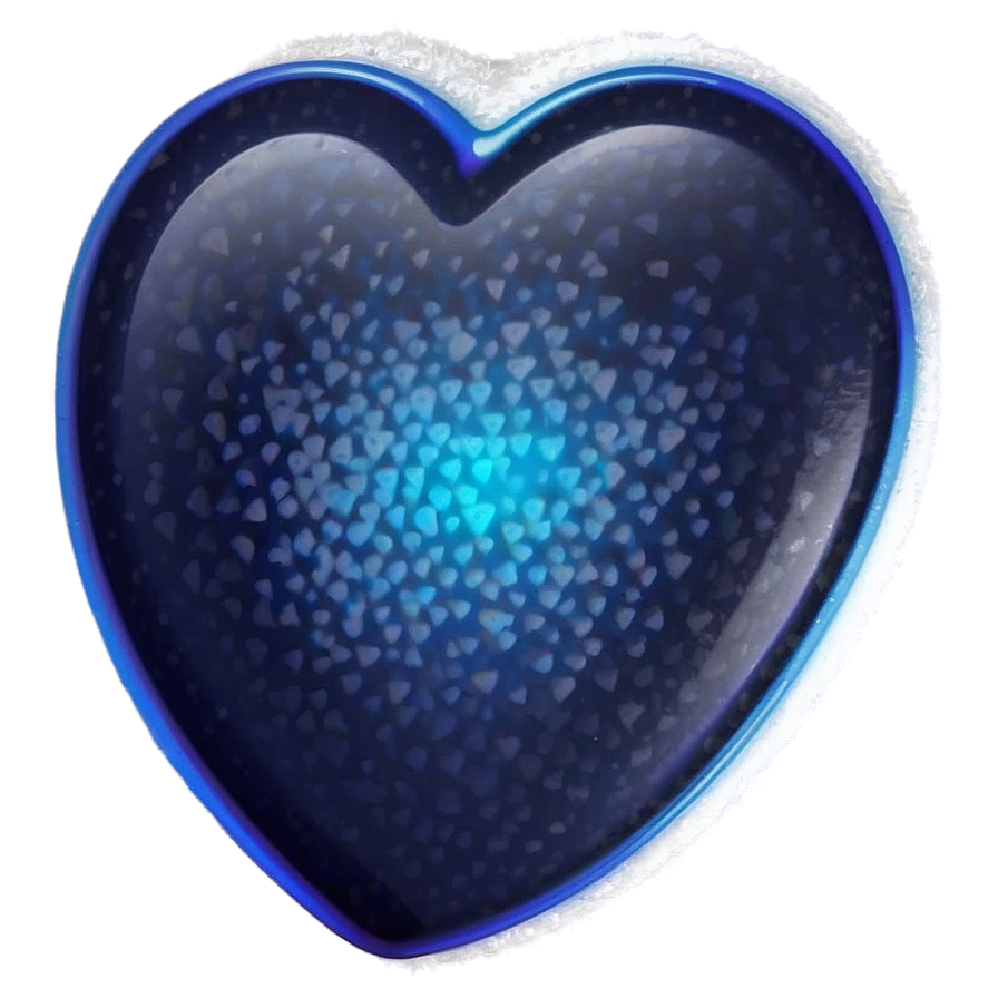 Vibrant Blue Heart Png Fhc PNG Image