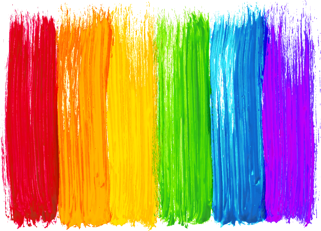 Vibrant Brush Strokes Texture PNG Image